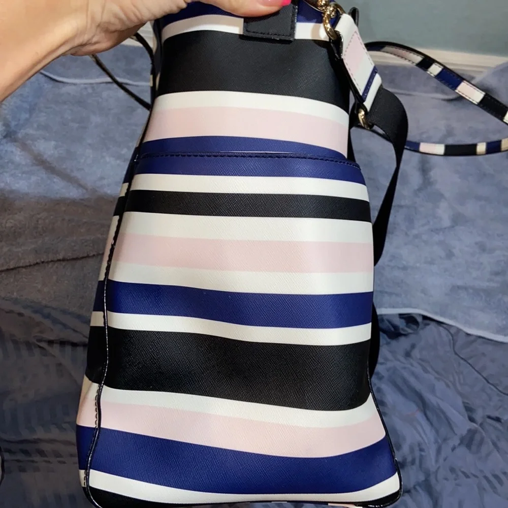 Kate Spade Striped Kaylie grove street Diaper Baby Bag